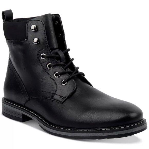 Club Room Men\'s Size 13M Lace-Up Boots Black main image 5